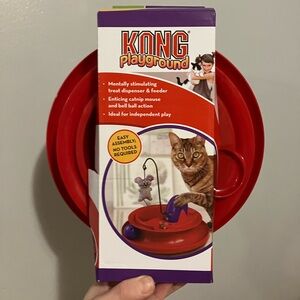Kong Playground Red Cat Ball Chasing Toy NWT